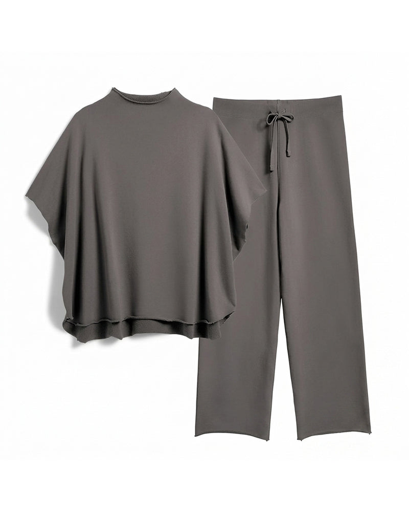 Set Effen Top En Rechte Pijp Broek