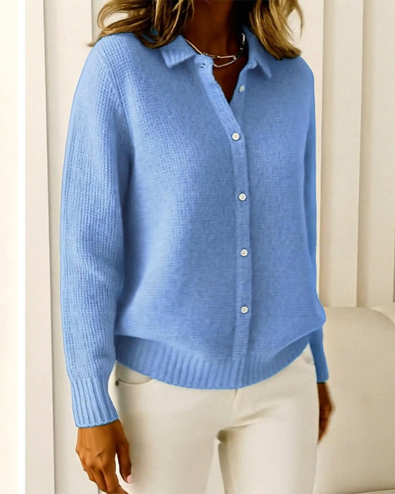 Vest Mode Reverskraag Knoop