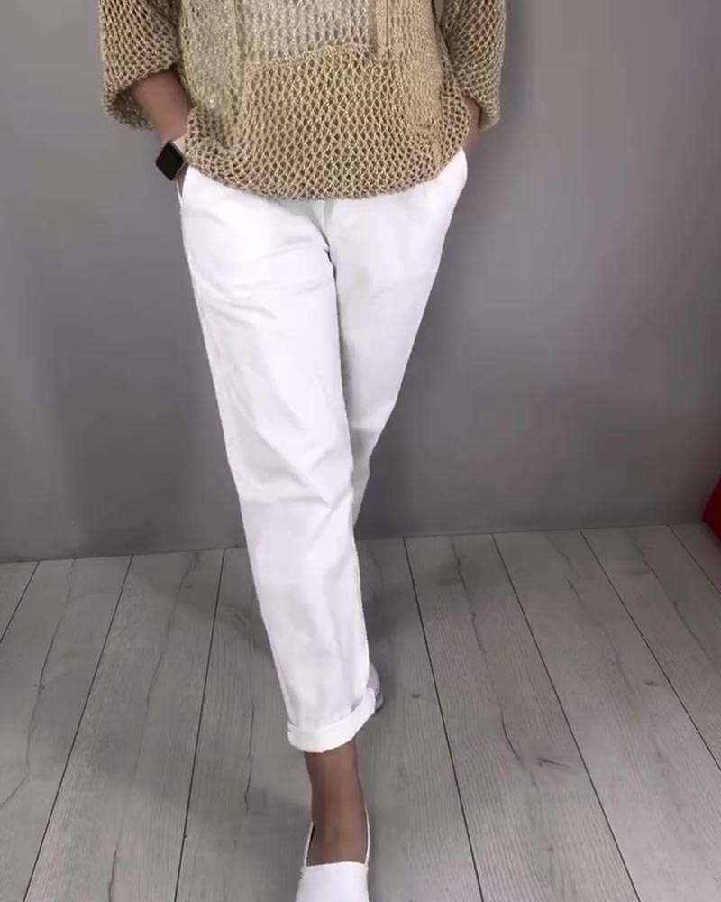 Broek Casual Enkel Skinny