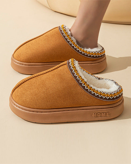 Antislip lichtgewicht warme katoenen pantoffels