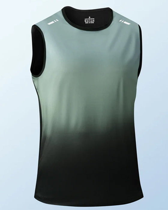Heren Tanktop, Gradient, Ronde Hals