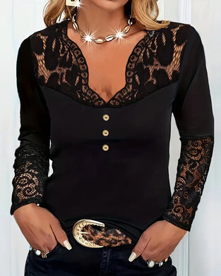 Blouse Kant Modieus Ontwerp