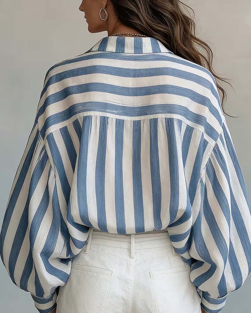 Blouse Aquarel Streep Los