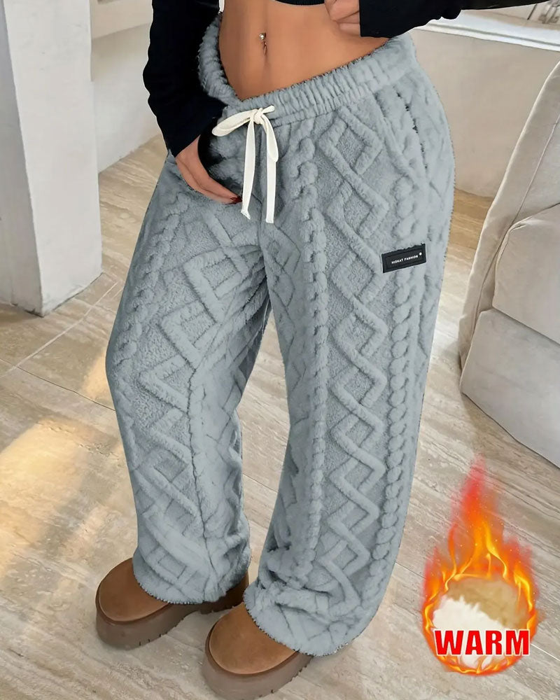 Broek Elastische Taille Trekkoord Mode