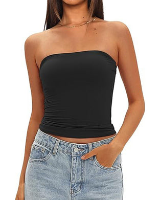 Tanktop Beugelloos Kort Nauwsluitend