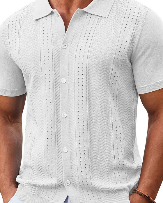 Shirts Opengewerkt Brei Knoop