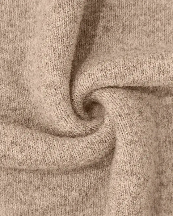 Trui Hoge Hals Gepatroneerd Contrast