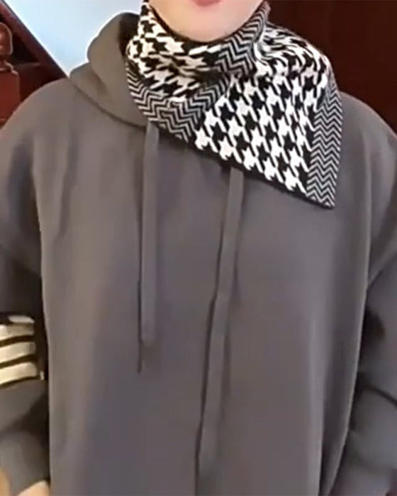 Modieuze veelzijdige driehoeksjaal