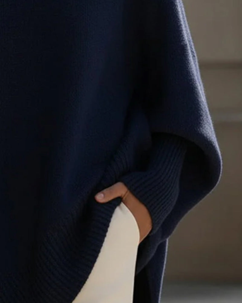 Trui Ronde Hals Loose Middellange