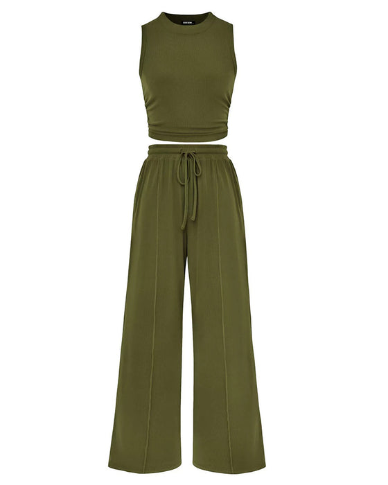 Set Vest En Broek Met Elastische Taille