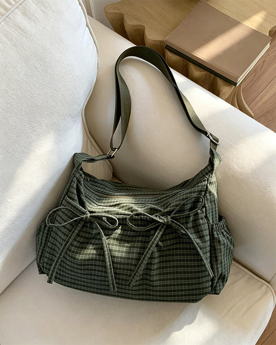 Tas Strikt Geruit Crossbody