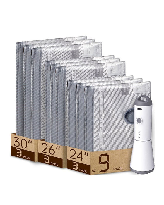 Reisvacuümzakken Met Draagbare Elektrische Pomp