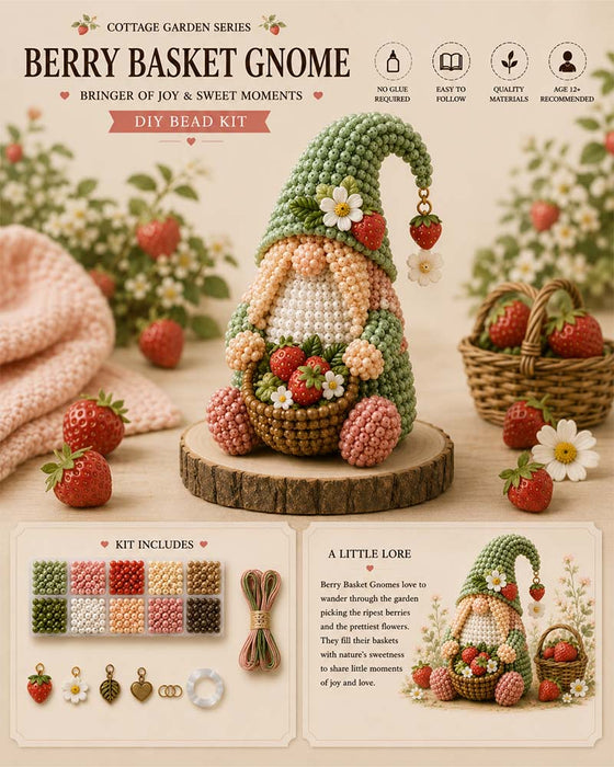 🔥 💕Gezellige Kabouter Diy Kralenkit Collectie – Verzamel Alle 7 Kabouters