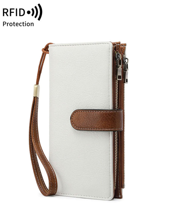 Dames Rits Lange Portemonnee Trendy Exquise Cadeau Portemonnee