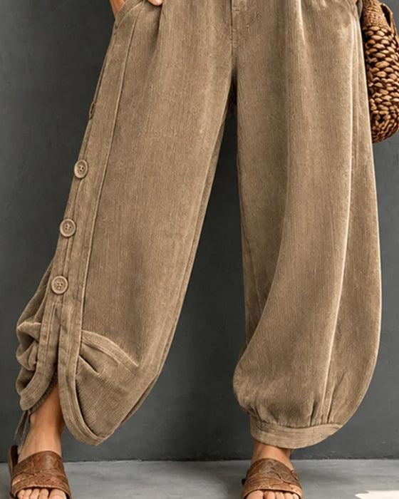 Broek Knoop Zak Onregelmatig Lang