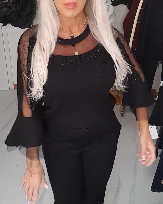 Top Klokmouw Mesh-Panelen