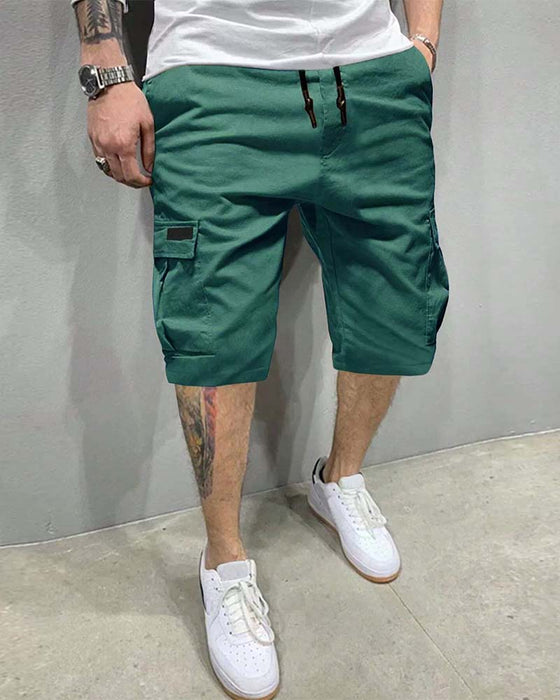 Shorts Trekkoord Taille Cargo