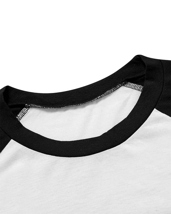 T-Shirt Casual Raglanmouw