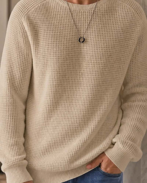 Pullover Heren Stijlvol Casual Gebreid