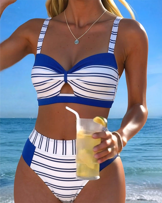 Bikini Gestreept Uitgesneden
