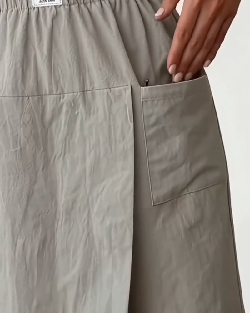 Shorts Casual Effen Zak Ontwerp