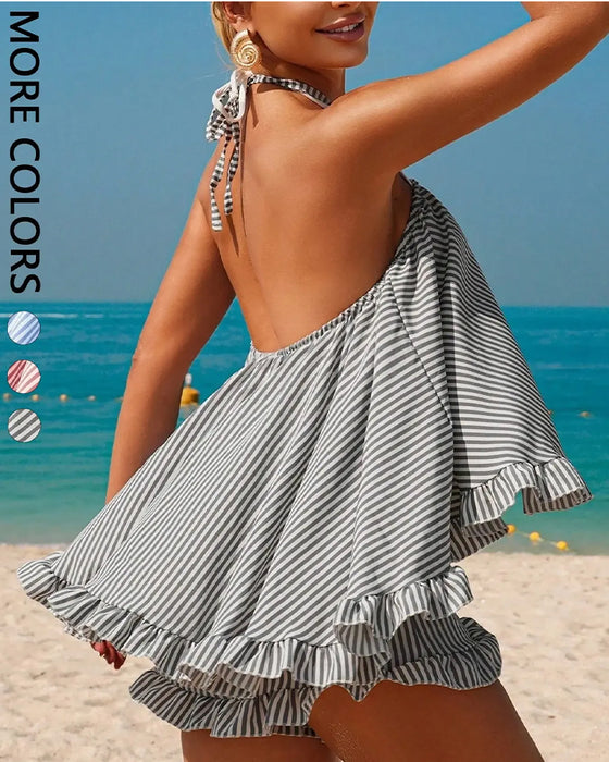 Set Gestreept Halter Rugloos Bandjes