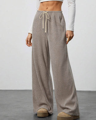 Broek Effen Koord Breedbeend Lang
