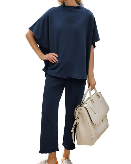 Set Effen Top En Rechte Pijp Broek