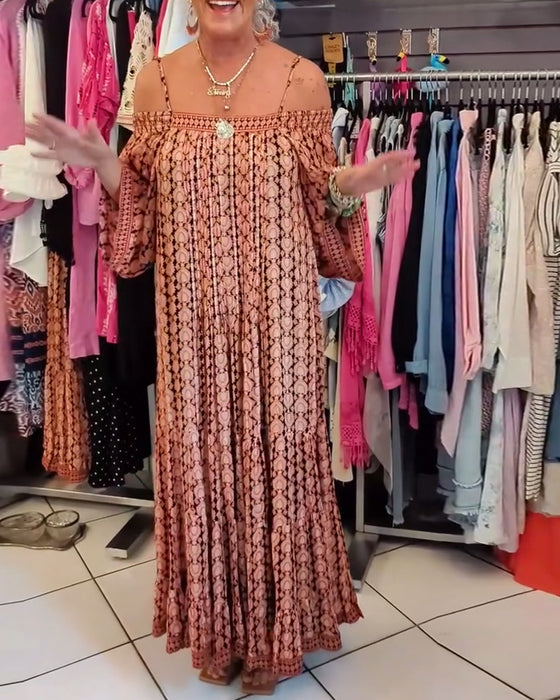 Bohemian Stijl Losse Jurk Met Bandjes