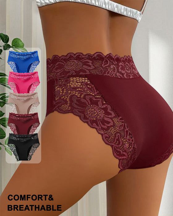 Slipje Sexy Kant Middelhoge Taille-5