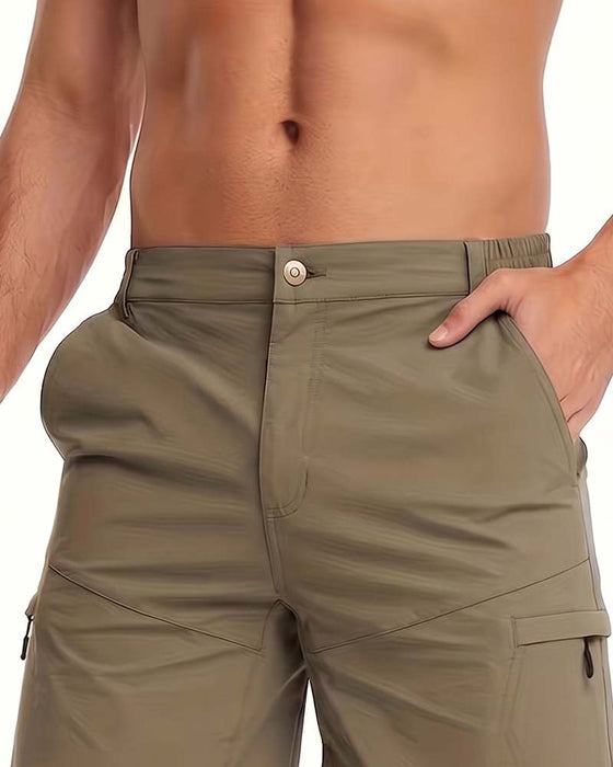 Heren Shorts Casual Effen Kleur