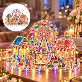 3D LED Kerst Diamantkunst DIY Kit