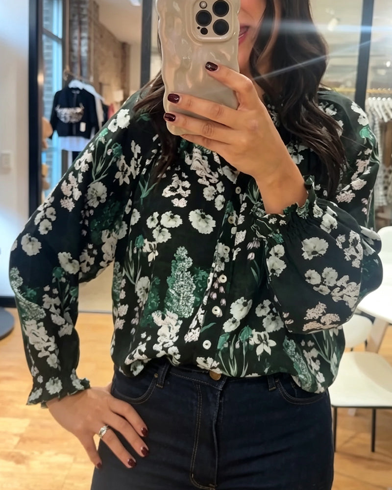 Blouse Casual Lange Mouwen Bedrukt
