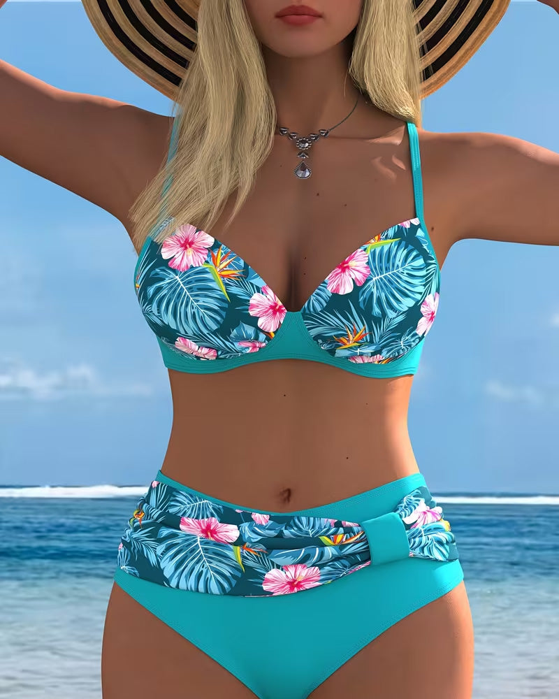 Bikini Bedrukt Tweedelig Bh