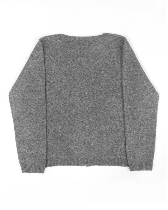 Pullover Knoop Onregelmatig Effen