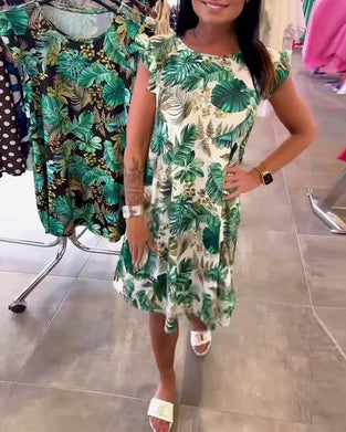 Jurk Veelzijdig Geprint