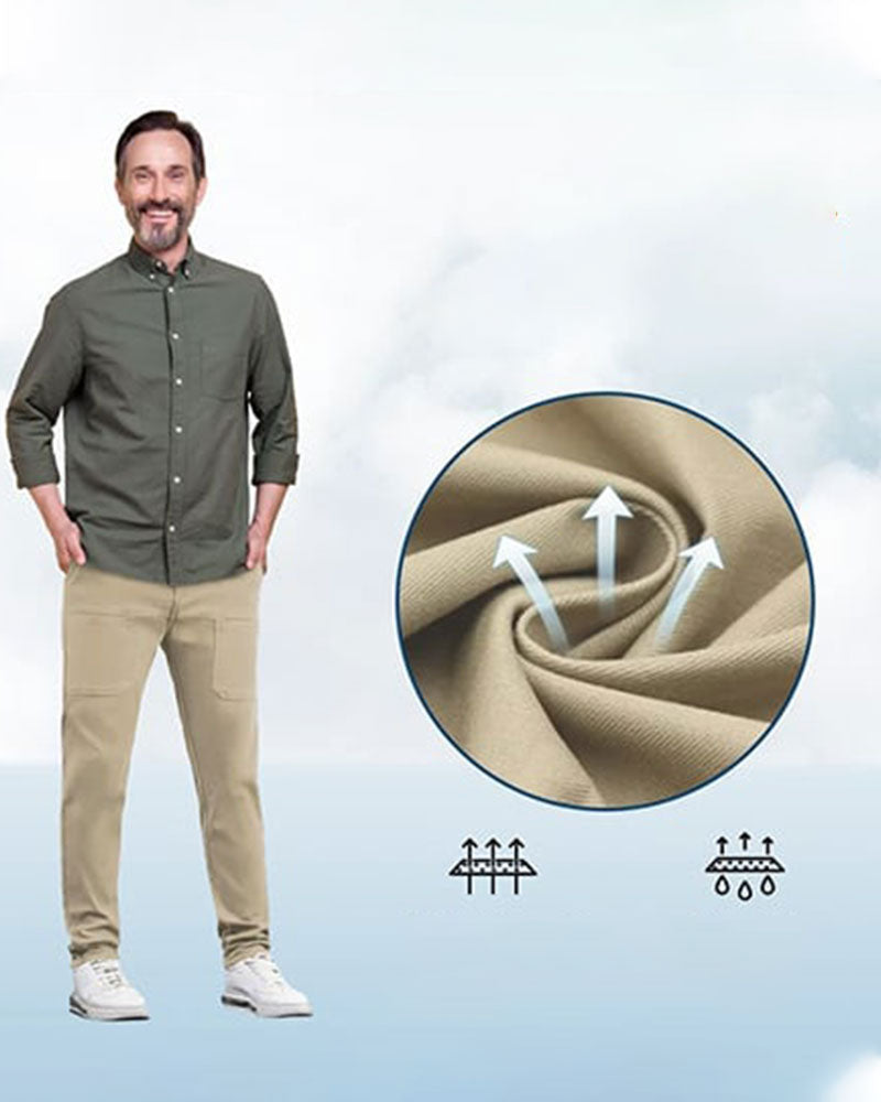 Broek Hoge Stretch Multi-Zak Duurzaam Cargo