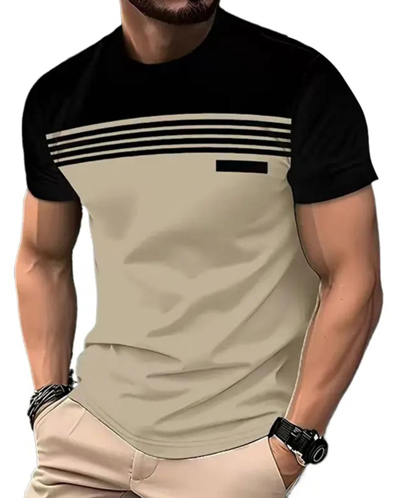 Heren T-Shirt Ademend Snel Drogend Korte Mouw