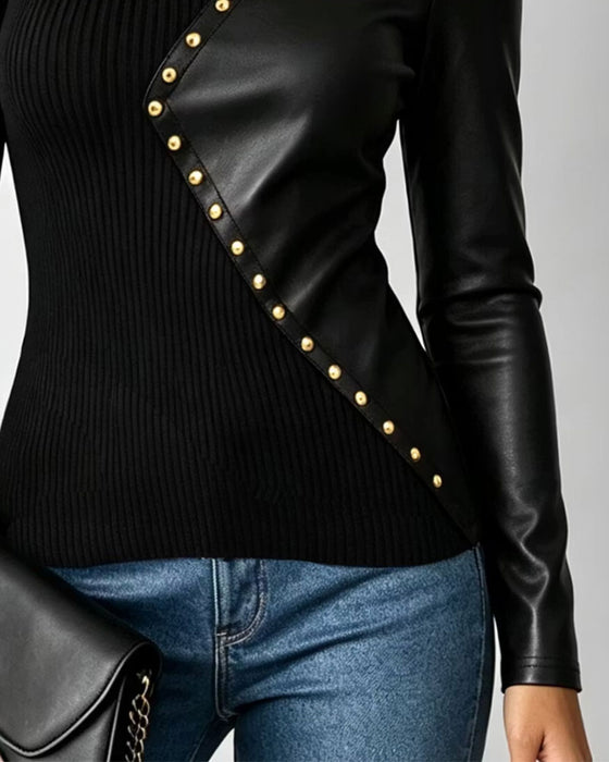Top Asymmetrische Schouder Gesplitst