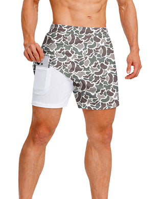 Shorts Camouflage Print Strand