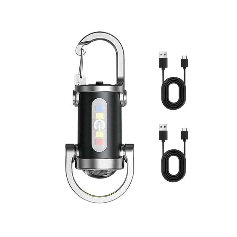 Oplaadbare Mini Zaklamp Sleutelhanger