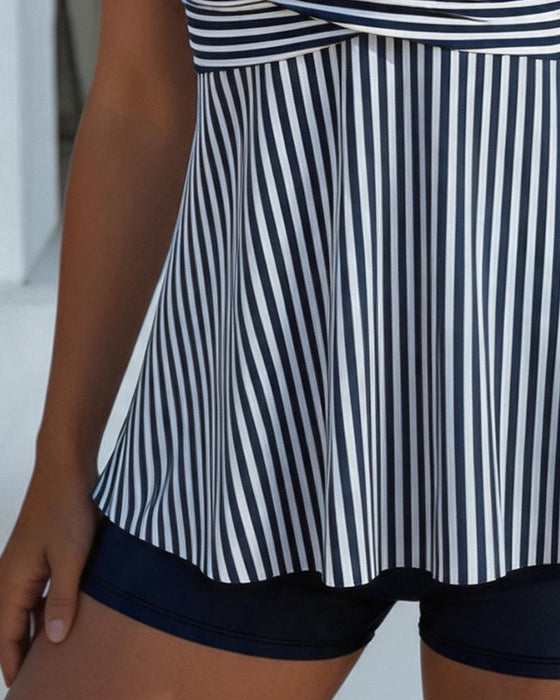 Tankini Gestreept Camisole Tweedelig