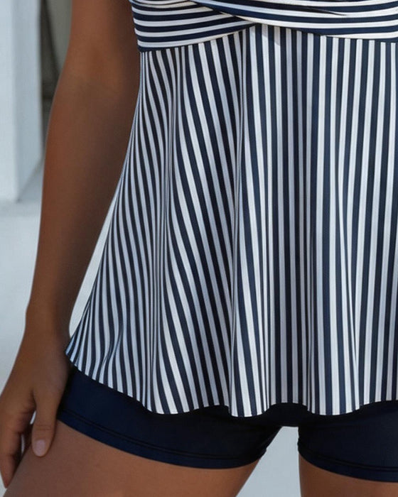 Tankini Gestreept Camisole Tweedelig