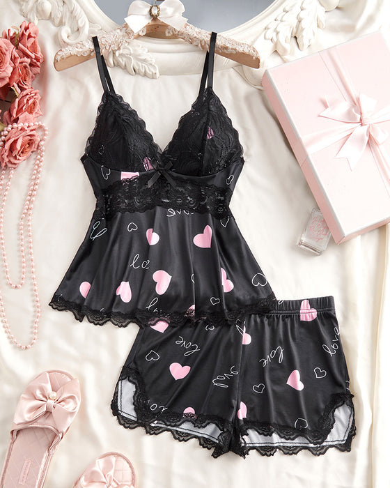 Set Kant Patchwork Sexy Pyjama