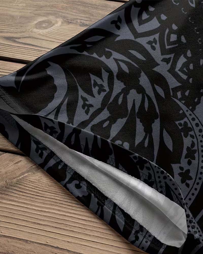 Top Kruis Onregelmatig Print