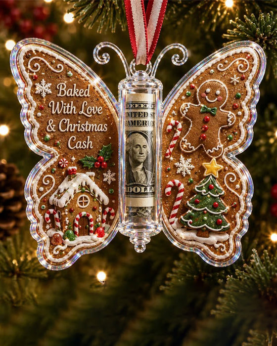 Vlinder Kerst Geld Cadeau Decoratie