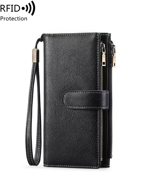 Dames Rits Lange Portemonnee Trendy Exquise Cadeau Portemonnee