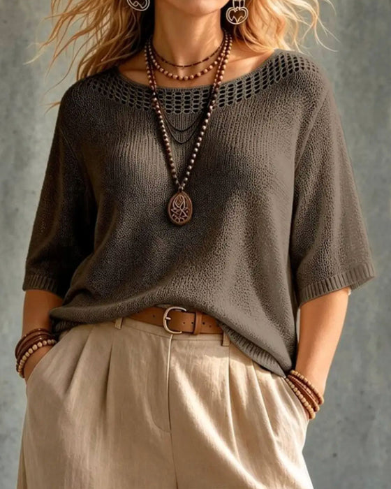 Pullover Ronde Hals Holle