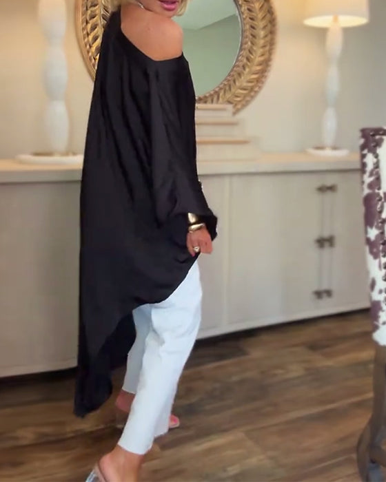 Blouse casual mode onregelmatig los