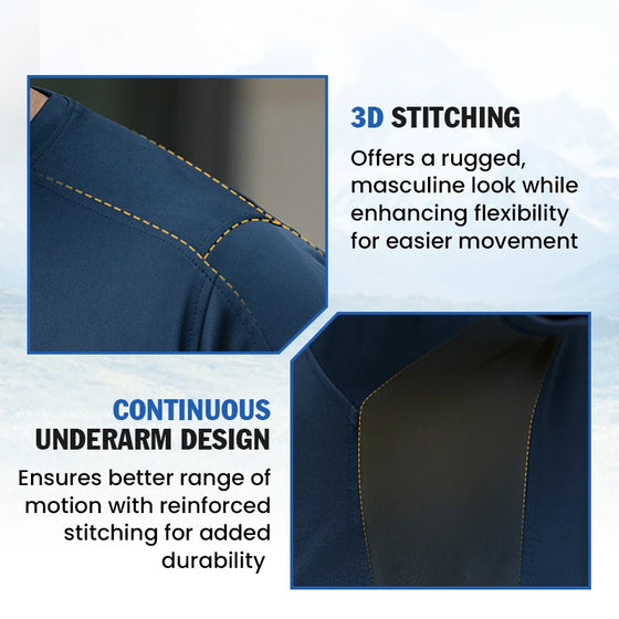 Shirt Super Stretch Klassiek Outdoor